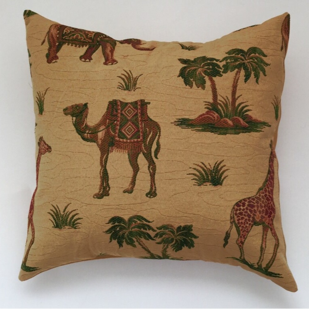 Animal Print Throw Pillow Cover 18”x18”
